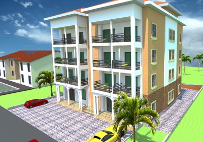 Immeuble résidentiel multifamilial