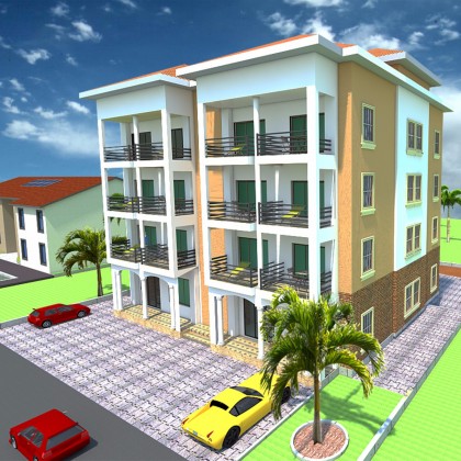 Immeuble résidentiel multifamilial