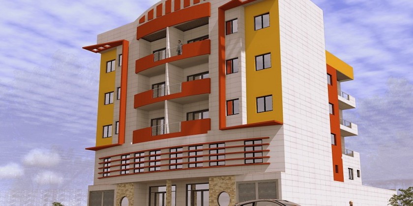 Immeuble moyenne gamme RDC + 3 niveaux + Mezzanine