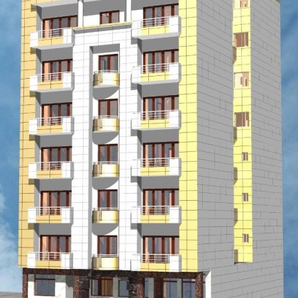 Immeuble moyenne gamme RDC + 8 niveaux