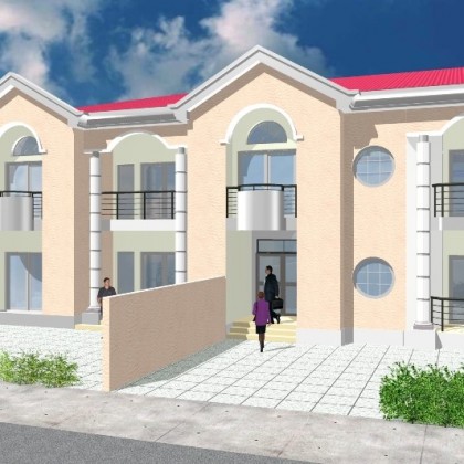 Immeuble moyenne gamme RDC + 1 niveau