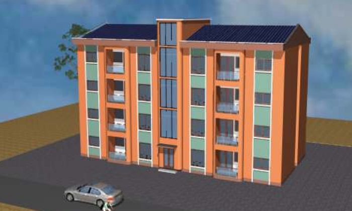 Immeuble moyenne gamme RDC + 4 niveaux